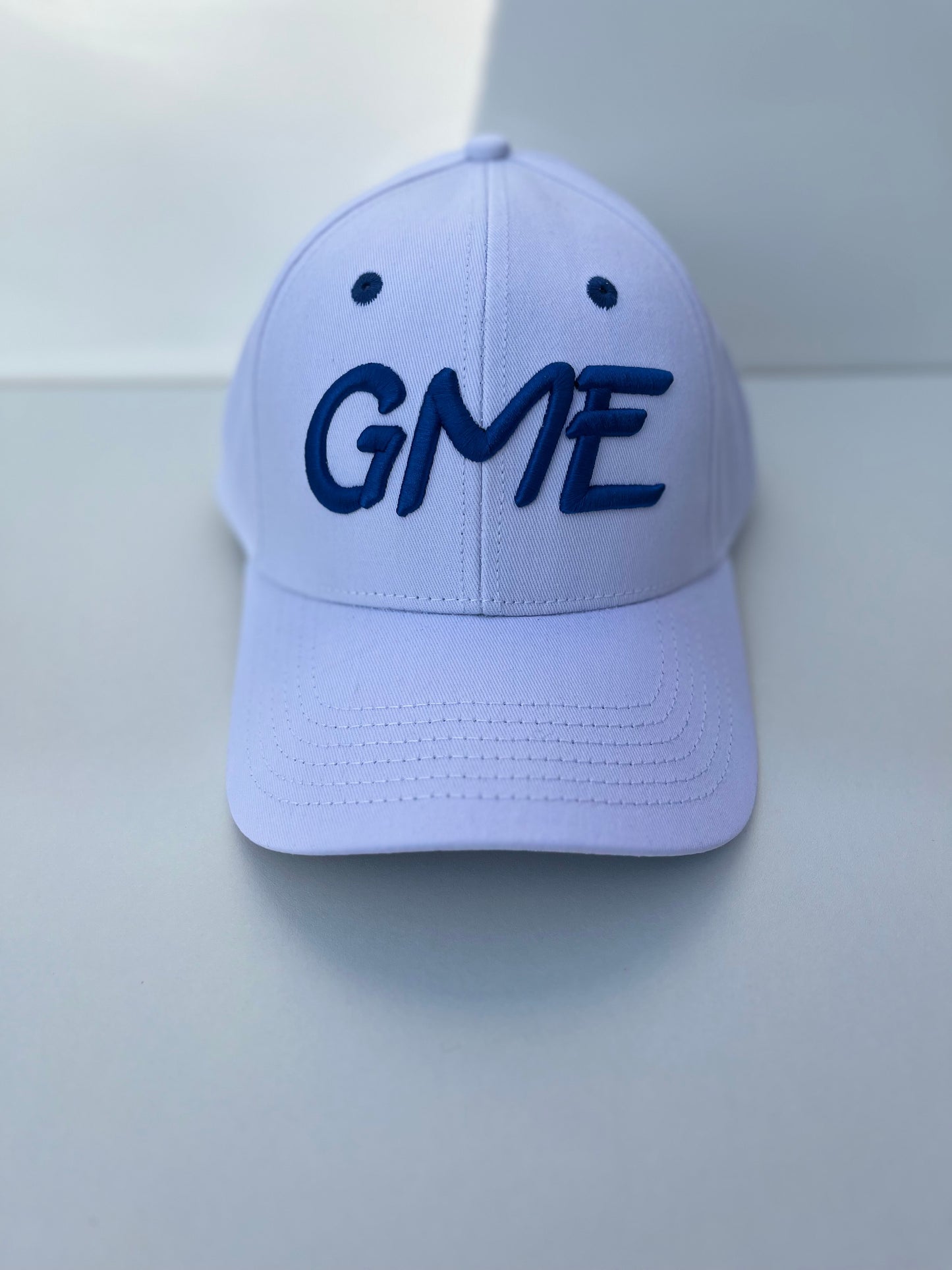 White & Blue Hat